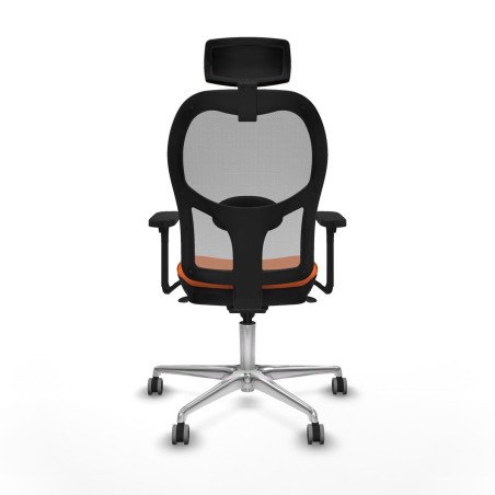 Office Chair with Headrest Jorquera Piqueras y Crespo 3D086G2 Orange