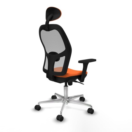 Office Chair with Headrest Jorquera Piqueras y Crespo 3D086N1 Orange