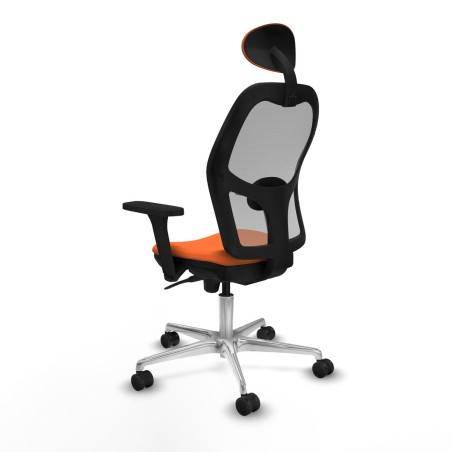Office Chair with Headrest Jorquera Piqueras y Crespo 3D086N1 Orange