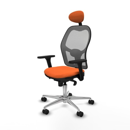 Office Chair with Headrest Jorquera Piqueras y Crespo 3D086N1 Orange