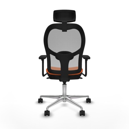 Office Chair with Headrest Jorquera Piqueras y Crespo 3D086N2 Orange