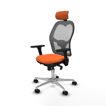 Office Chair with Headrest Jorquera Piqueras y Crespo 3D086N2 Orange