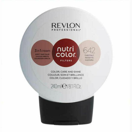 Tinte Permanente Nutri Color Revlon Nutri Color 642 Castaño 240 ml (2