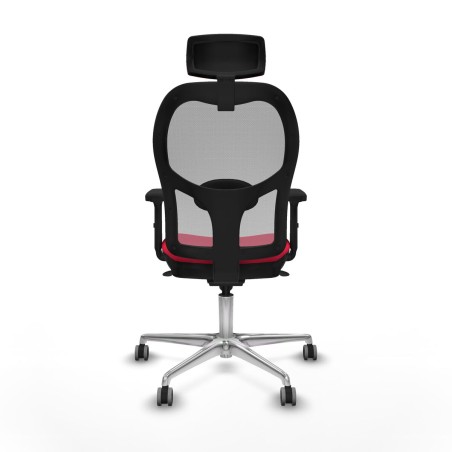 Office Chair with Headrest Jorquera Piqueras y Crespo 2D086G2 Red