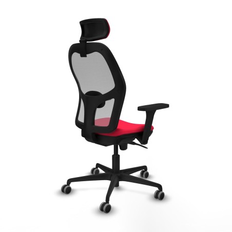 Sedia Ufficio con Poggiatesta Jorquera Piqueras y Crespo 3D036G2 Rosso