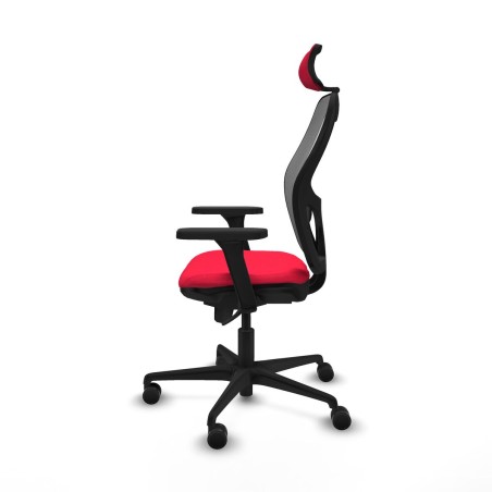 Sedia Ufficio con Poggiatesta Jorquera Piqueras y Crespo 3D036N2 Rosso