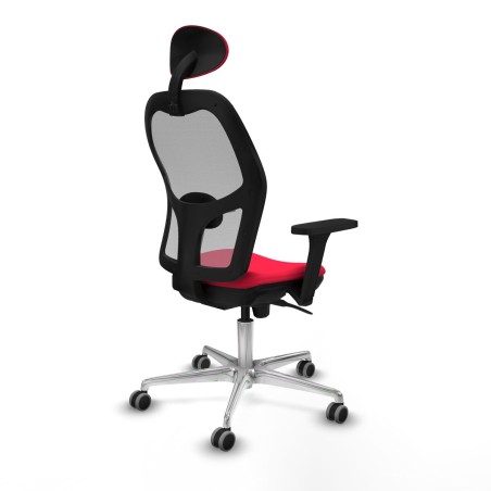 Office Chair with Headrest Jorquera Piqueras y Crespo 3D086G1 Red