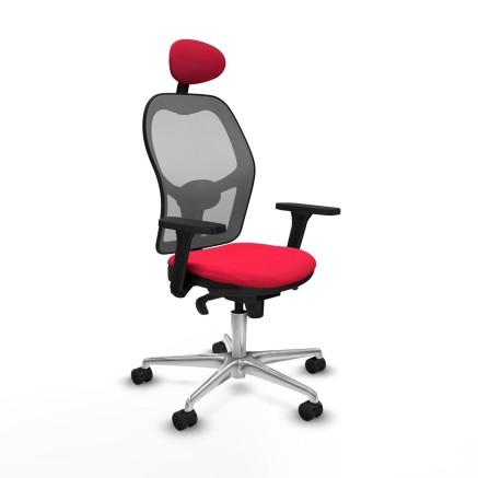 Bürostuhl mit Kopfstütze Jorquera Piqueras y Crespo 3D086N1 Rot