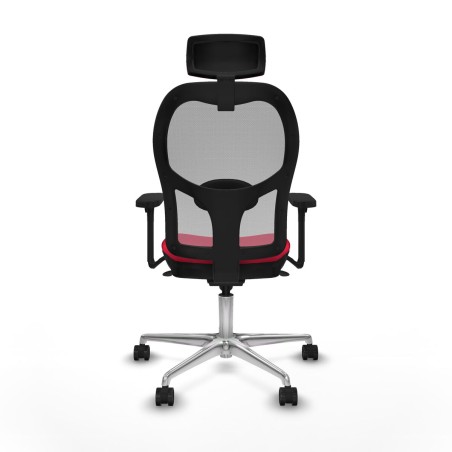 Bürostuhl mit Kopfstütze Jorquera Piqueras y Crespo 3D086N2 Rot