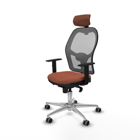 Office Chair Piqueras y Crespo 1D086G2 Brown Grey