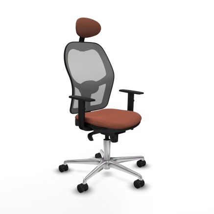 Bürostuhl mit Kopfstütze Jorquera Piqueras y Crespo 1D086N1 Braun Gr