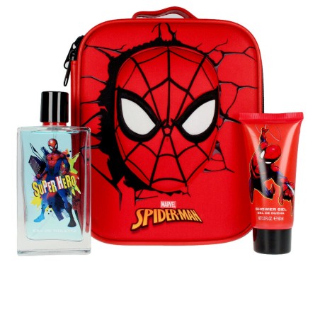 Parfumset voor Kinderen Marvel Spiderman EDT 3 Onderdelen
