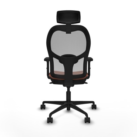 Office Chair with Headrest Jorquera Piqueras y Crespo 2D036N2 Brown Gr