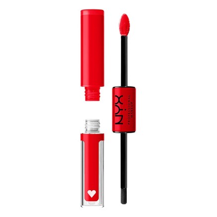 shimmer lippenstift NYX Shine Loud rebel in red