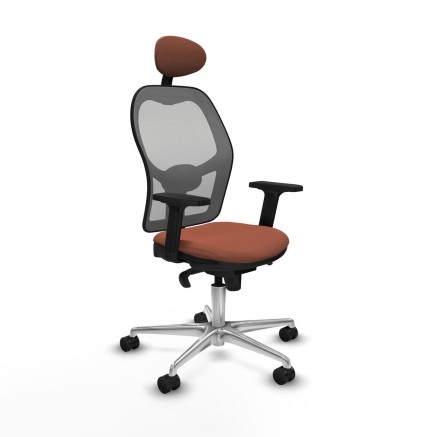 Bürostuhl mit Kopfstütze Jorquera Piqueras y Crespo 2D086N1 Braun Gr