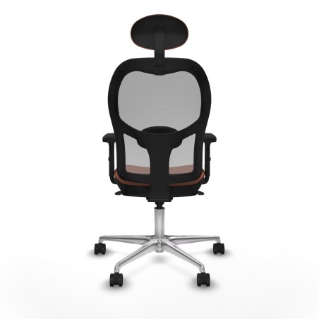 Sedia Ufficio con Poggiatesta Jorquera Piqueras y Crespo 2D086N1 Marro