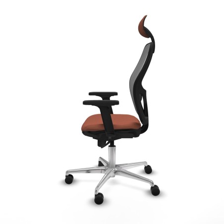 Sedia Ufficio con Poggiatesta Jorquera Piqueras y Crespo 2D086N1 Marro