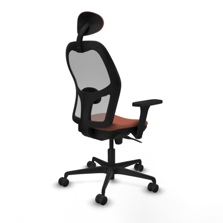 Sedia Ufficio con Poggiatesta Jorquera Piqueras y Crespo 3D036N1 Marro