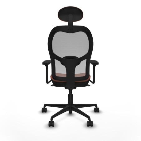 Sedia Ufficio con Poggiatesta Jorquera Piqueras y Crespo 3D036N1 Marro