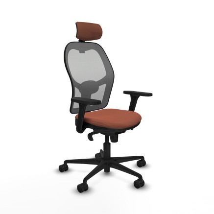 Office Chair with Headrest Jorquera Piqueras y Crespo 3D036N2 Brown Gr