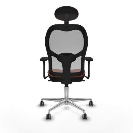 Sedia Ufficio con Poggiatesta Jorquera Piqueras y Crespo 3D086G1 Marro