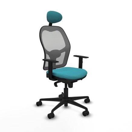 Office Chair with Headrest Jorquera Piqueras y Crespo 1D036N1 Turquois