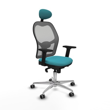 Office Chair with Headrest Jorquera Piqueras y Crespo 2D086G1 Turquois