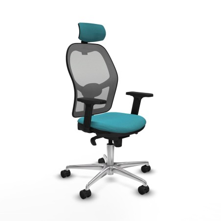 Sedia Ufficio con Poggiatesta Jorquera Piqueras y Crespo 2D086N2 Turch
