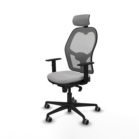 Sedia Ufficio con Poggiatesta Jorquera Piqueras y Crespo 1D036G2 Grigi