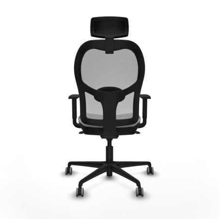 Sedia Ufficio con Poggiatesta Jorquera Piqueras y Crespo 1D036G2 Grigi