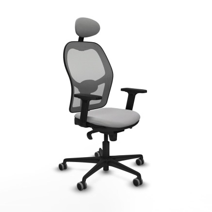Office Chair with Headrest Jorquera Piqueras y Crespo 2D036G1 Light gr