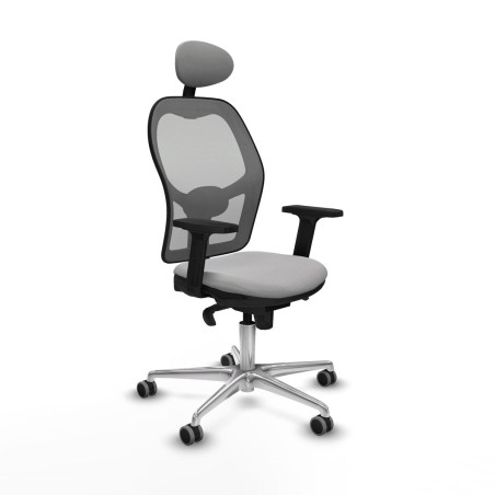 Office Chair with Headrest Jorquera Piqueras y Crespo 2D086G1 Light gr