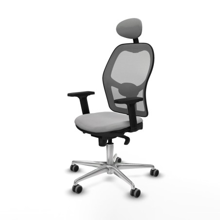 Office Chair with Headrest Jorquera Piqueras y Crespo 2D086G1 Light gr