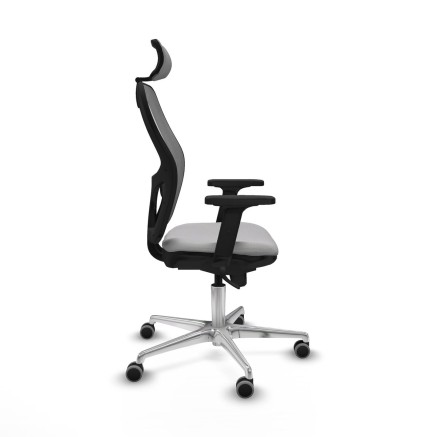Office Chair with Headrest Jorquera Piqueras y Crespo 2D086G2 Light gr 2