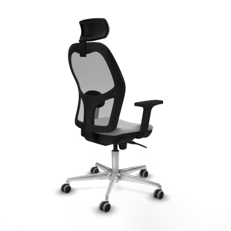 Sedia Ufficio con Poggiatesta Jorquera Piqueras y Crespo 2D086G2 Grigi
