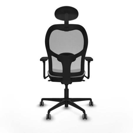 Sedia Ufficio con Poggiatesta Jorquera Piqueras y Crespo 3D036G1 Grigi