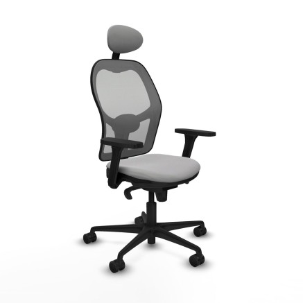 Office Chair with Headrest Jorquera Piqueras y Crespo 3D036N1 Light gr