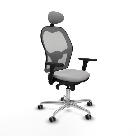 Office Chair with Headrest Jorquera Piqueras y Crespo 3D086G1 Light gr