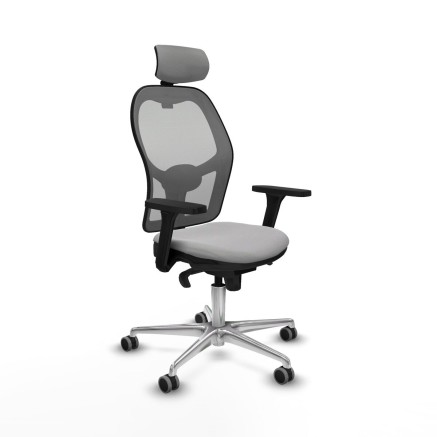 Office Chair with Headrest Jorquera Piqueras y Crespo 3D086G2 Light gr