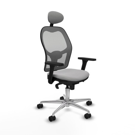Office Chair with Headrest Jorquera Piqueras y Crespo 3D086N1 Light gr