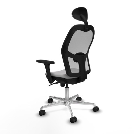 Sedia Ufficio con Poggiatesta Jorquera Piqueras y Crespo 3D086N1 Grigi