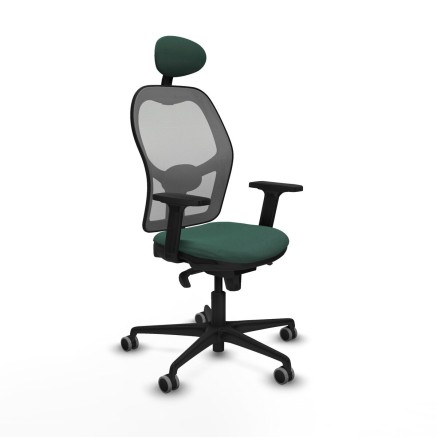 Office Chair with Headrest Jorquera Piqueras y Crespo 2D036G1 Green