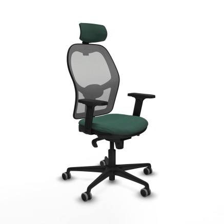 Office Chair with Headrest Jorquera Piqueras y Crespo 2D036G2 Green