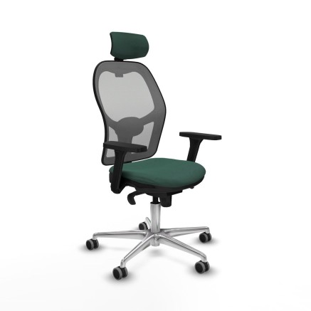 Office Chair with Headrest Jorquera Piqueras y Crespo 3D086G2 Green