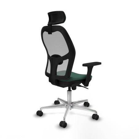 Sedia Ufficio con Poggiatesta Jorquera Piqueras y Crespo 3D086N2 Verde