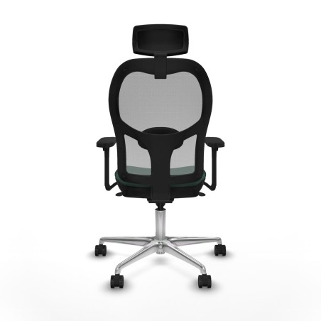 Sedia Ufficio con Poggiatesta Jorquera Piqueras y Crespo 3D086N2 Verde