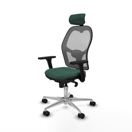 Sedia Ufficio con Poggiatesta Jorquera Piqueras y Crespo 3D086N2 Verde