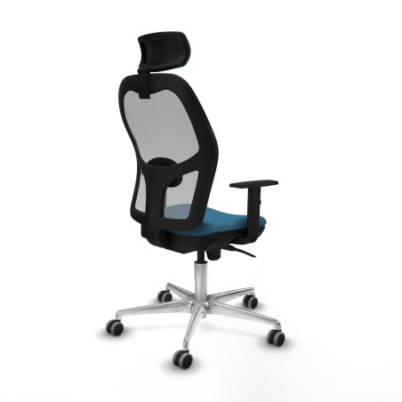 Office Chair Piqueras y Crespo 1D086G2 Grey Petroleum green