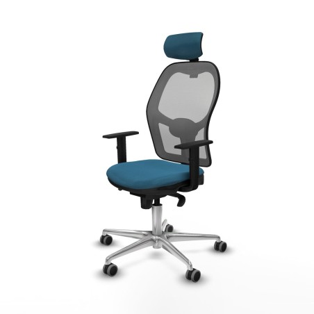 Office Chair Piqueras y Crespo 1D086G2 Grey Petroleum green