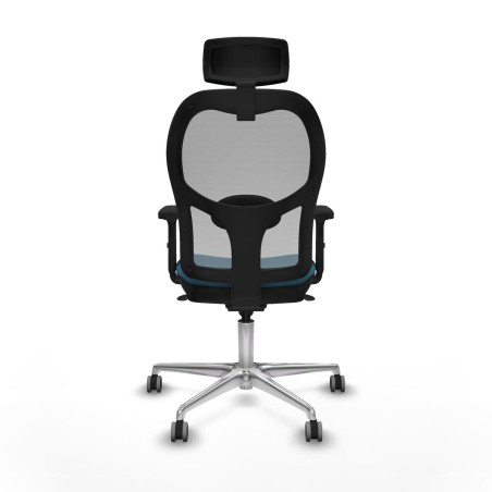 Office Chair with Headrest Jorquera Piqueras y Crespo 2D086G2 Grey Pet